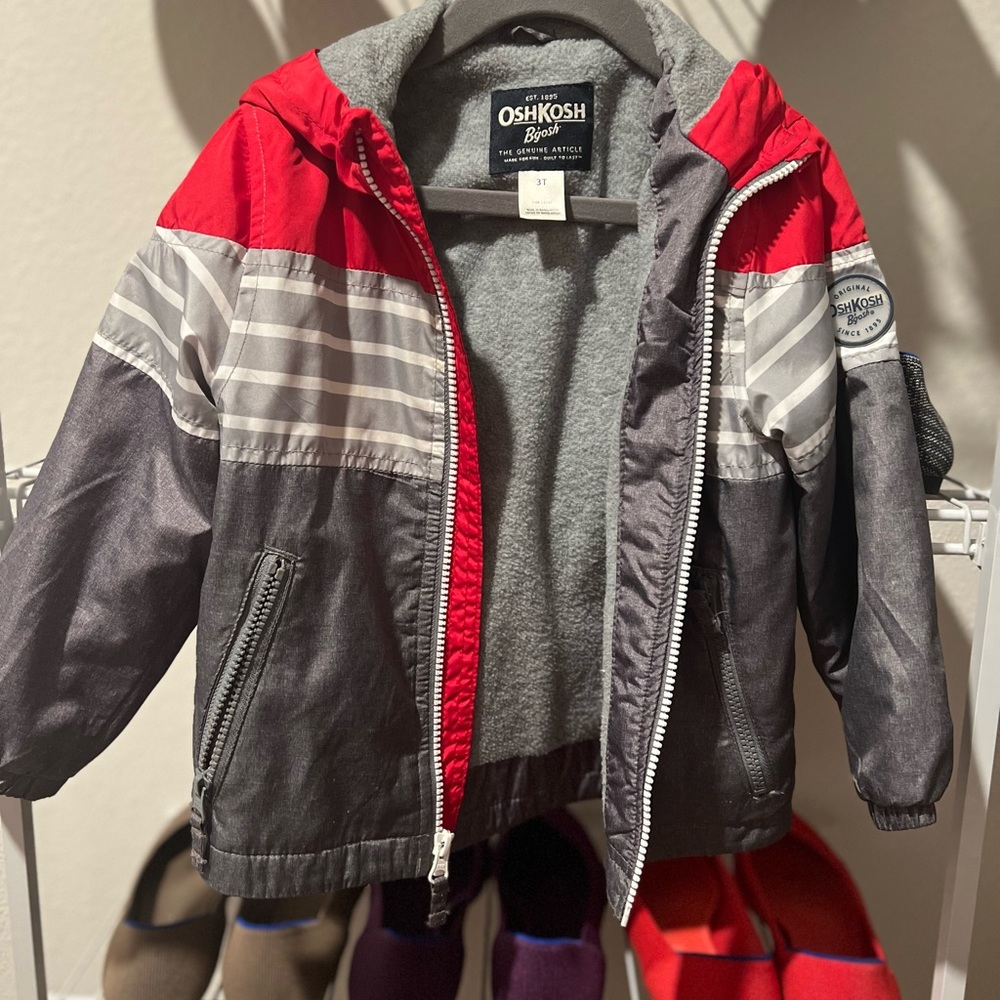 Boys Lined Winter Jacket